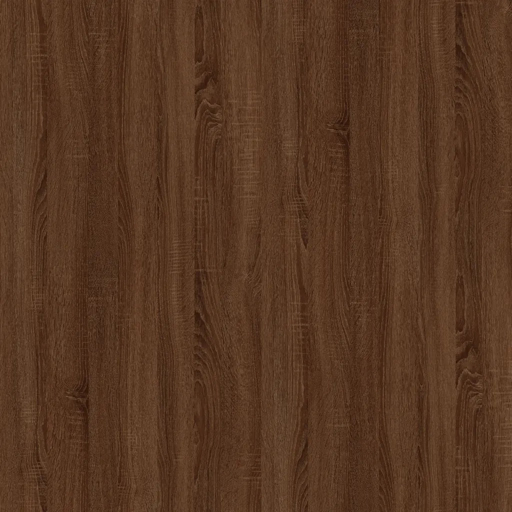 Comodino Rovere Marrone 40x35x50 cm