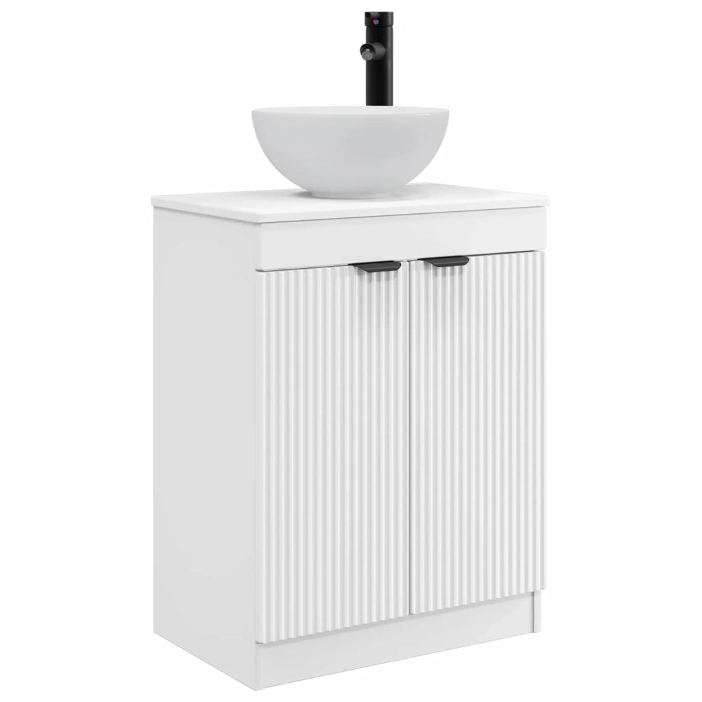 Mobile da bagno con lavabo Bianco 54 x 35 x 83 cm 890138