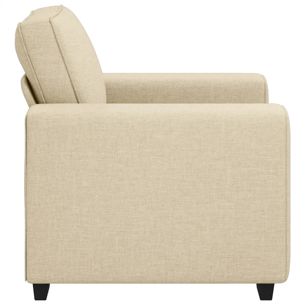 Poltrona Crema 100x77x82 cm in Tessuto 4105153