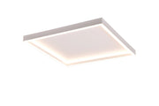 Plafoniera LED quadrata Rotonda bordo bianco