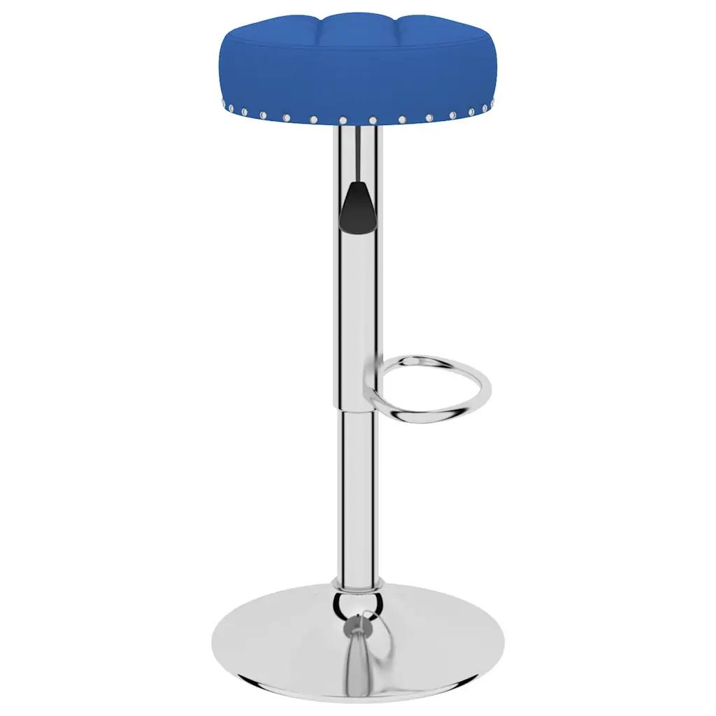 Sgabelli da Bar 2 pz Blu in Tessuto 332975