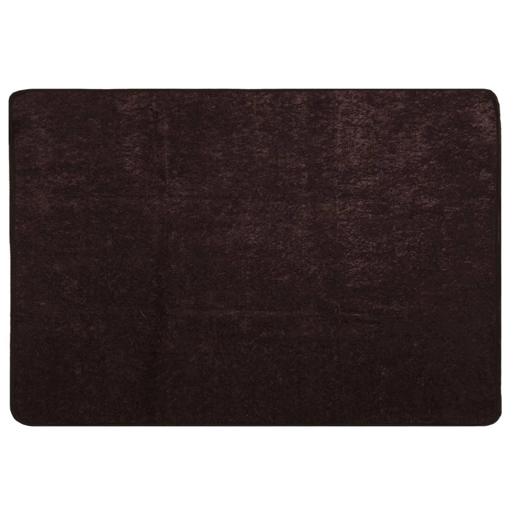 Runner Tappeto MARSA Antracite 100 x 150 cm Poliestere e PVC 42023175