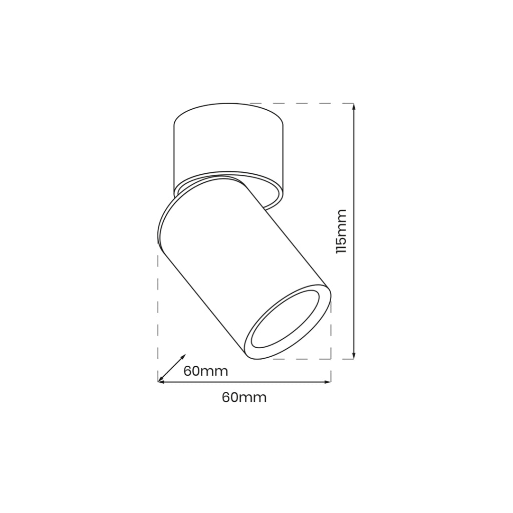 Faretto da soffitto orientabile bianco/oro GU10 Milagro
