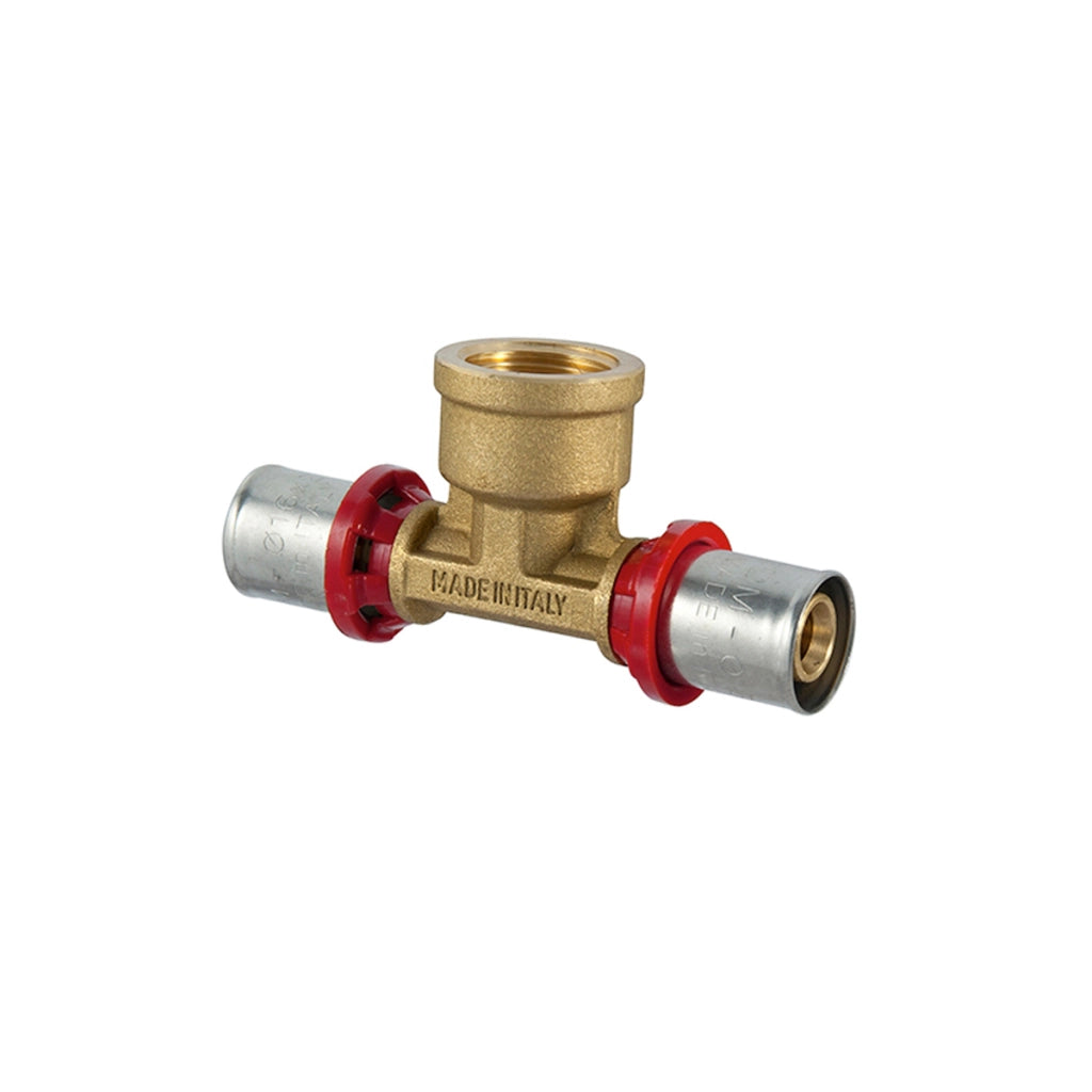 RACCORDO TEE FEMMINA A PRESSARE PER MULTISTRATO- 11/2 x 50- TDMB- pezzi 1