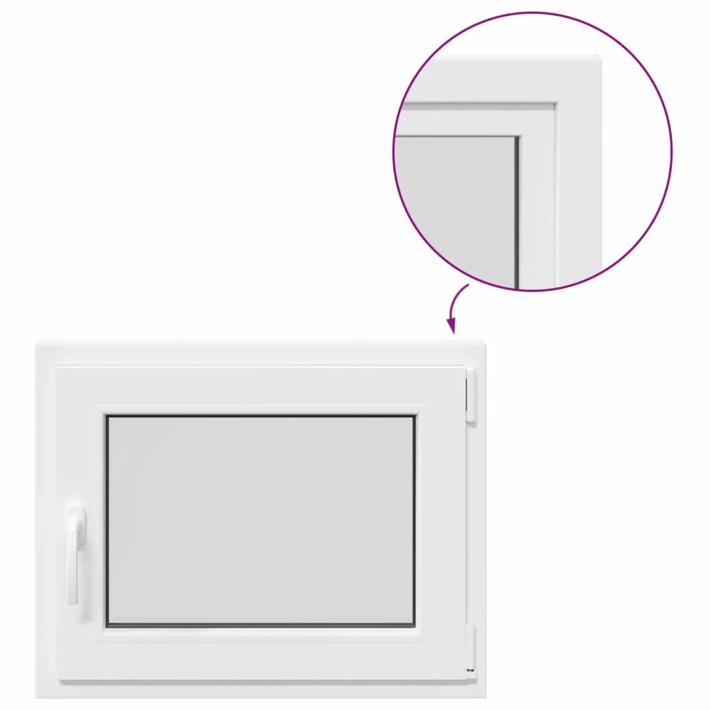 Finestra per Soffitta RISOR 75 x 50 cm PVC e Vetro 42047820