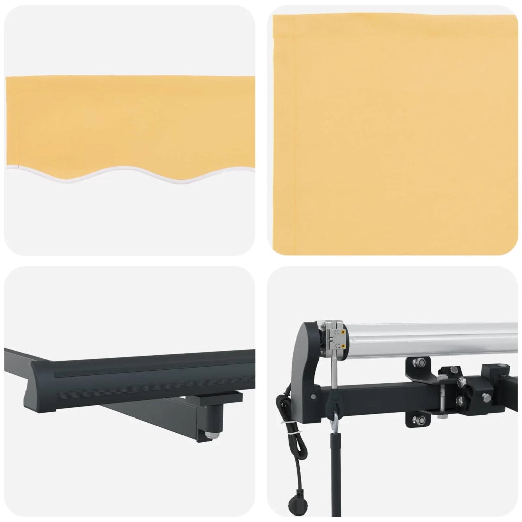 Tenda retrattile Sabbia 2,5 x 2 m Tessuto 3425614