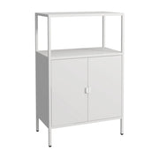 Armadio da ufficio armadietto da ufficio mobiletto portaoggetti per soggiorno ufficio camera da letto officina acciaio 110 x 70 x 40 cm grigio chiaro 03_0006317