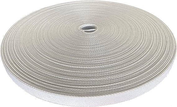 CINTINO PER TAPPARELLE IN COTONE 5,5 mt - Bianco/Grigio
