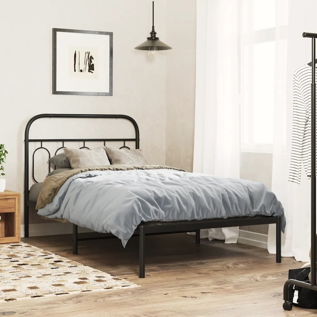 Testiera di Ricambio in Metallo Nero 100 cm 377146