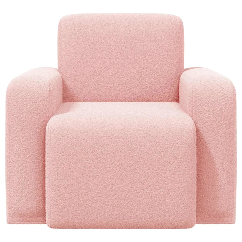 Poltrona Rosa Bouclé 42042450