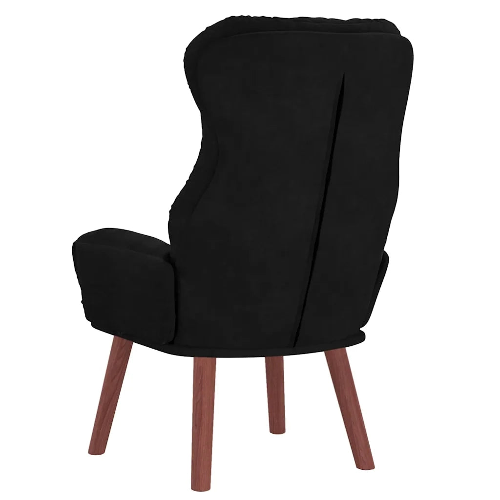 poltrona Nero 69 x 74 x 93 cm Velluto 42001893