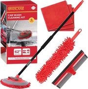 Set di pulizia auto 4 in 1 - versatile e efficiente - 4 pezzi