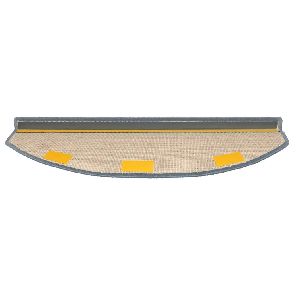 Tappetini per scale autoadesivi 15 pz | Gradini per Scale Grigio chiaro e blu