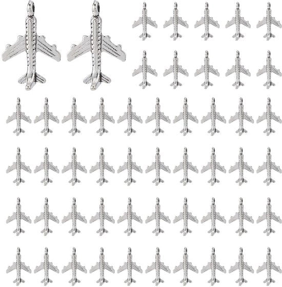 100 pezzi di accessori per gioielli DIY in forma di aereo