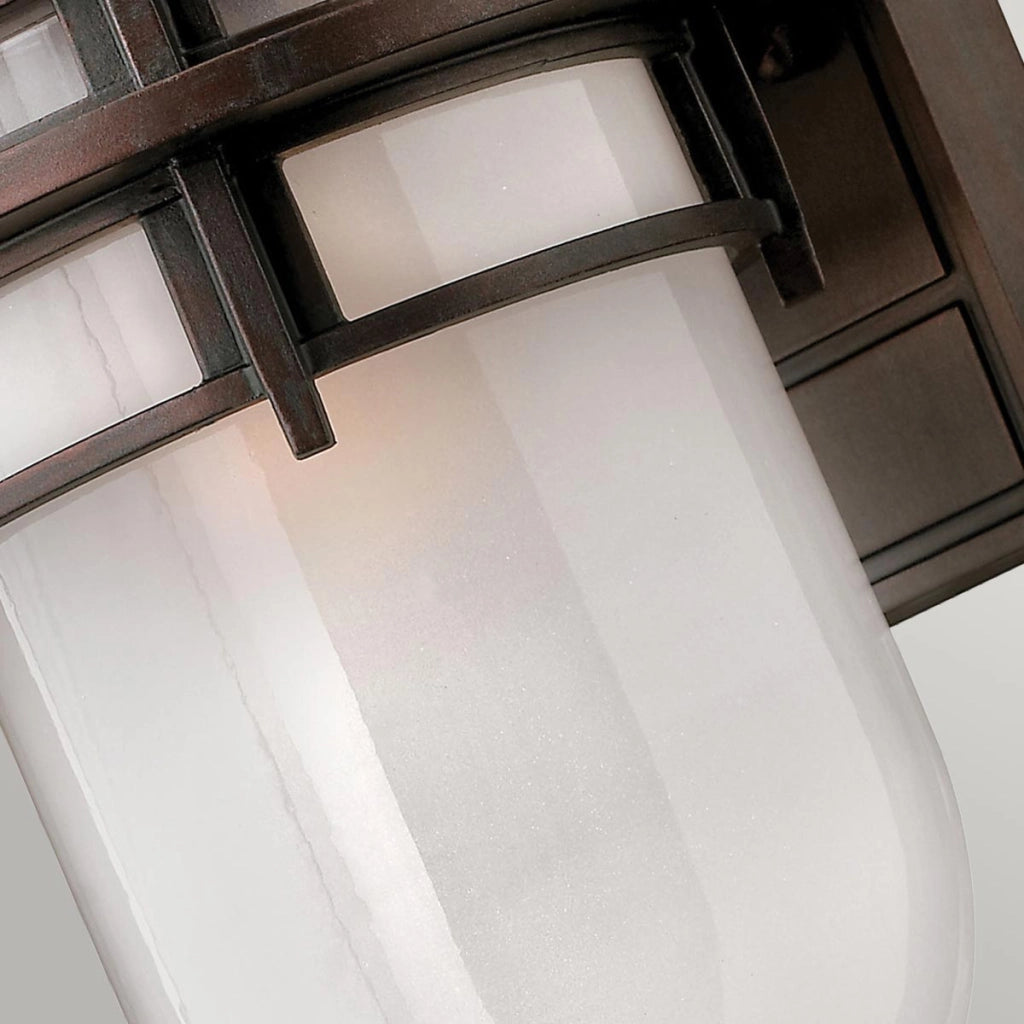 Applique esterna vittoriana bronzo E27 60W Reef Hinkley