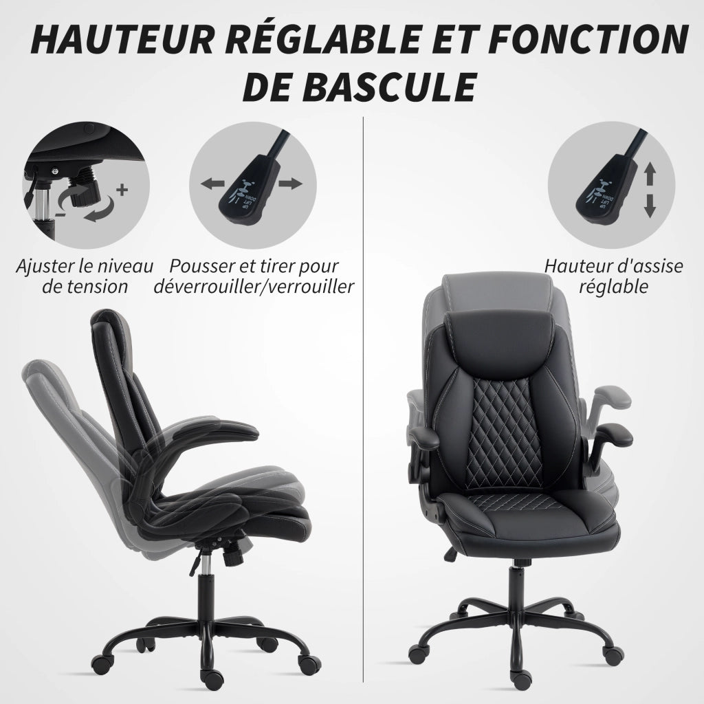 Sedia da ufficio ergonomica ¨C zephmum ¨C nero