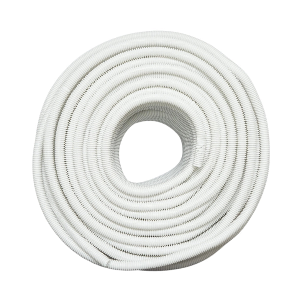 Tubo Corrugato 16mm senza filettatura, ignifugo in polietilene HDPE 320N grigio 100m/rotolo