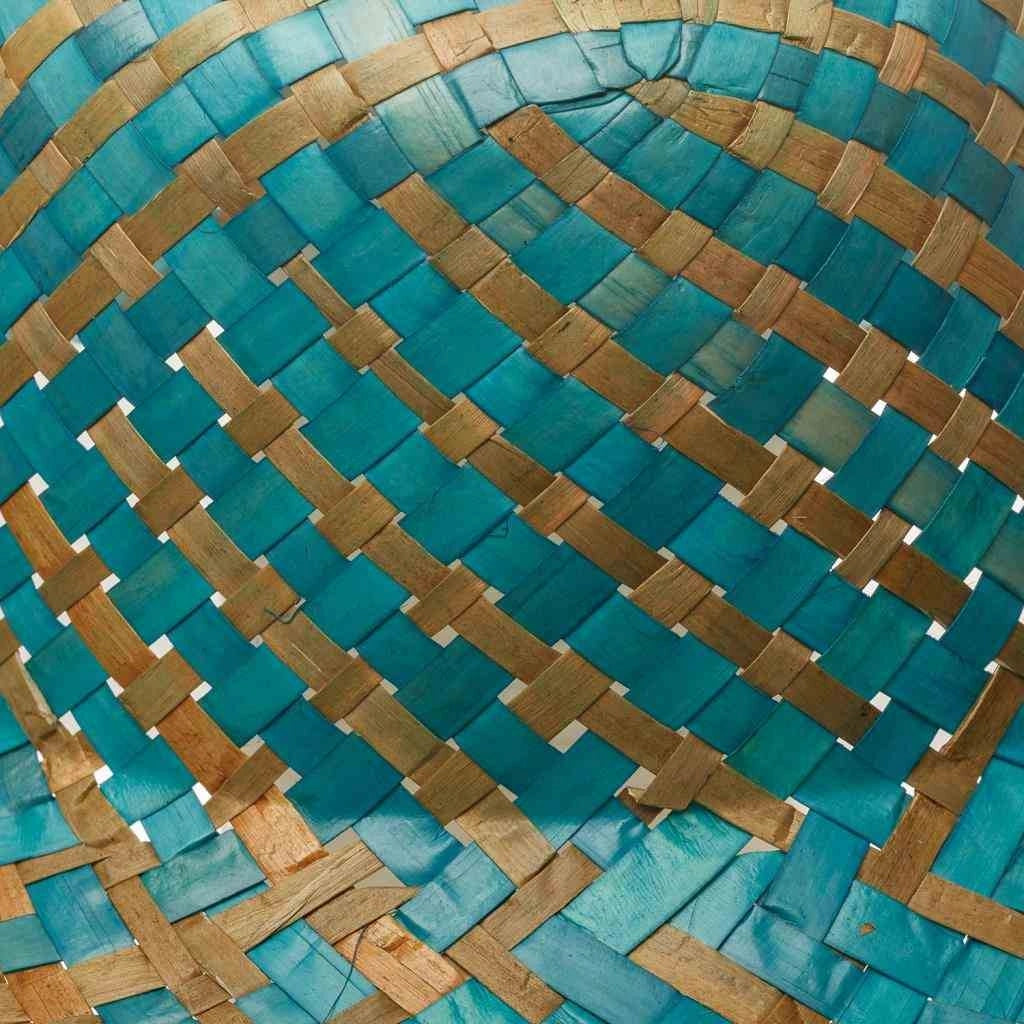 Cappello in paglia blu 58x9