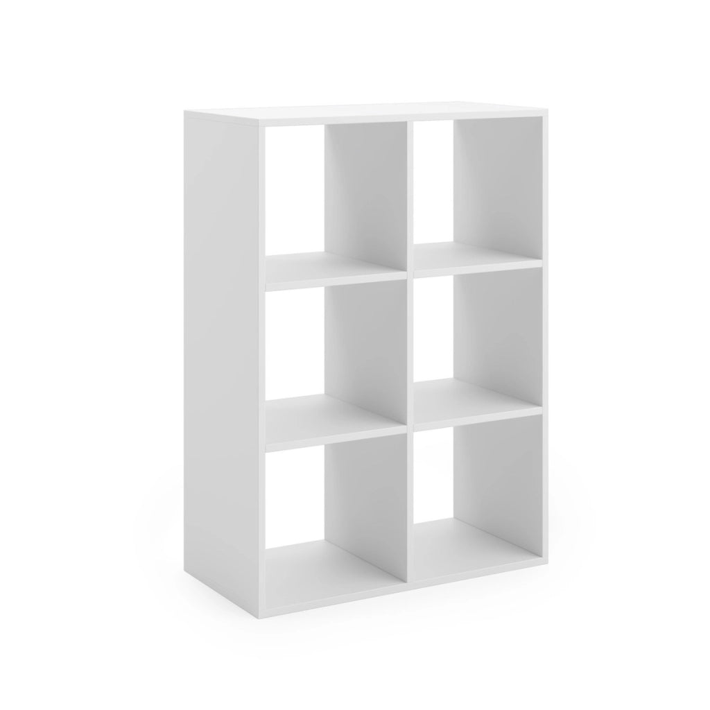 Libreria a giorno Loni 2x3 bianca