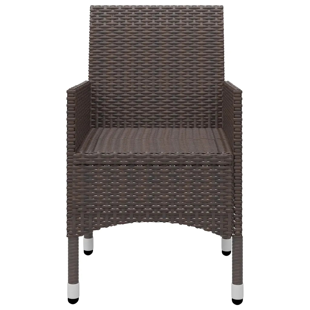Set da Pranzo da Giardino 9 pz Marrone 3067862
