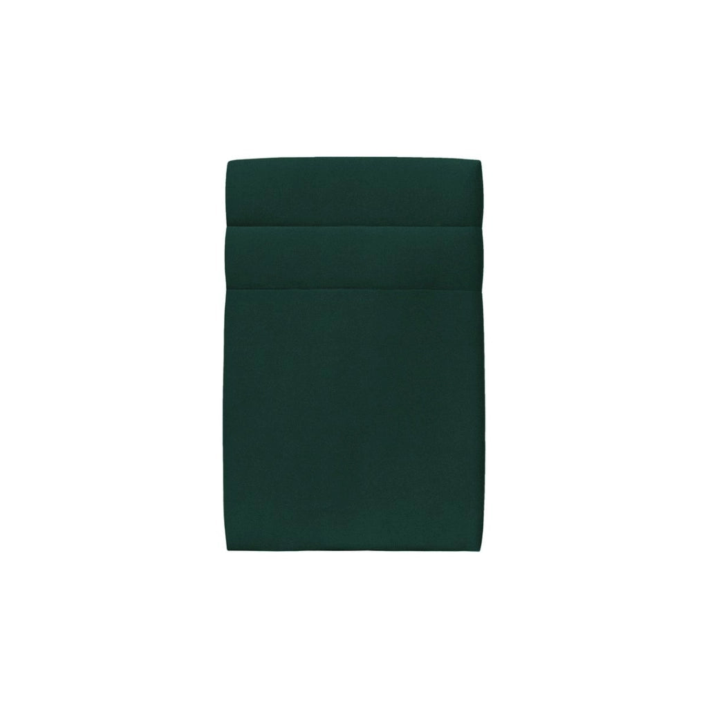 Letto 90x190 cm con testiera in linea - Tessuto velluto