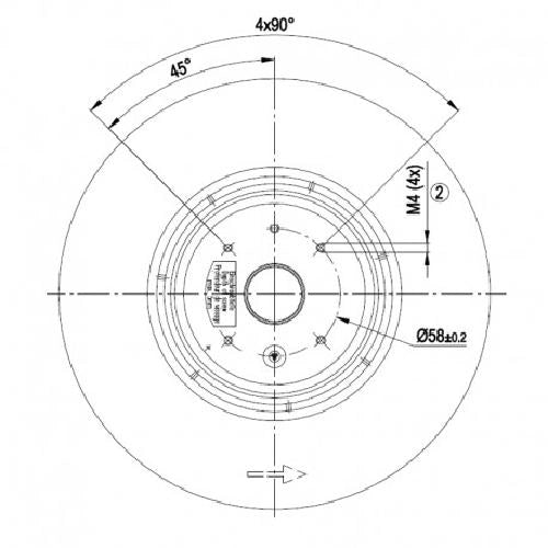 VENTILATORE CENTRIFUGO EBM R4S190-AC04-05