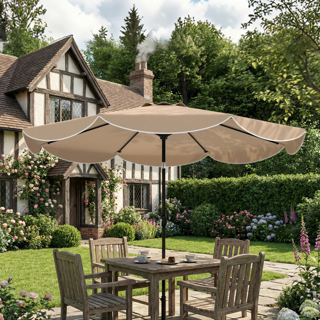 Ombrellone da Giardino ?270cm ¨C Xylo ¨C Inclinabile 3 Posizioni Beige