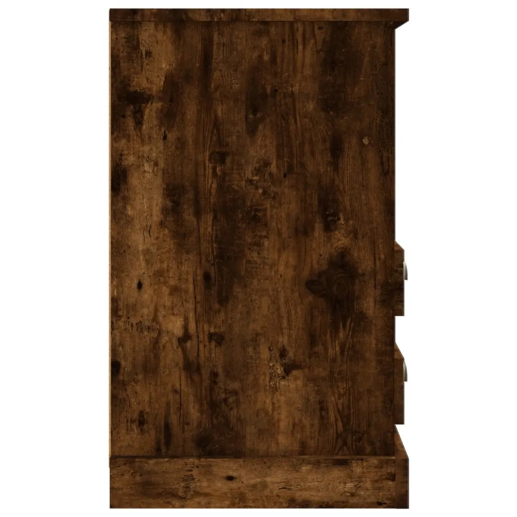 Comodino-Tavolino da notte Rovere Fumo 43x36x60 cm