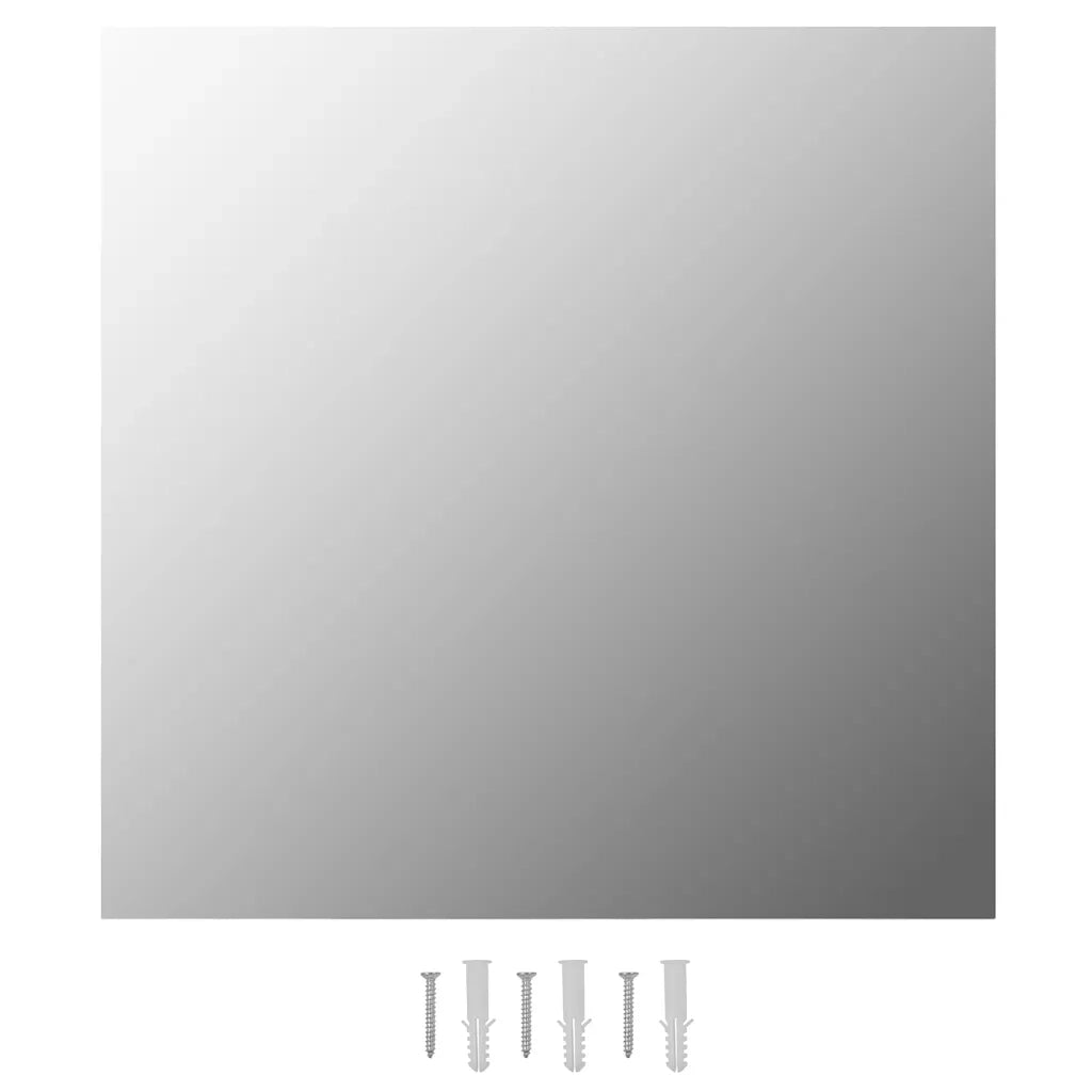 Specchio da Parete | Specchio decorativo 60x60 cm Quadrato in Vetro