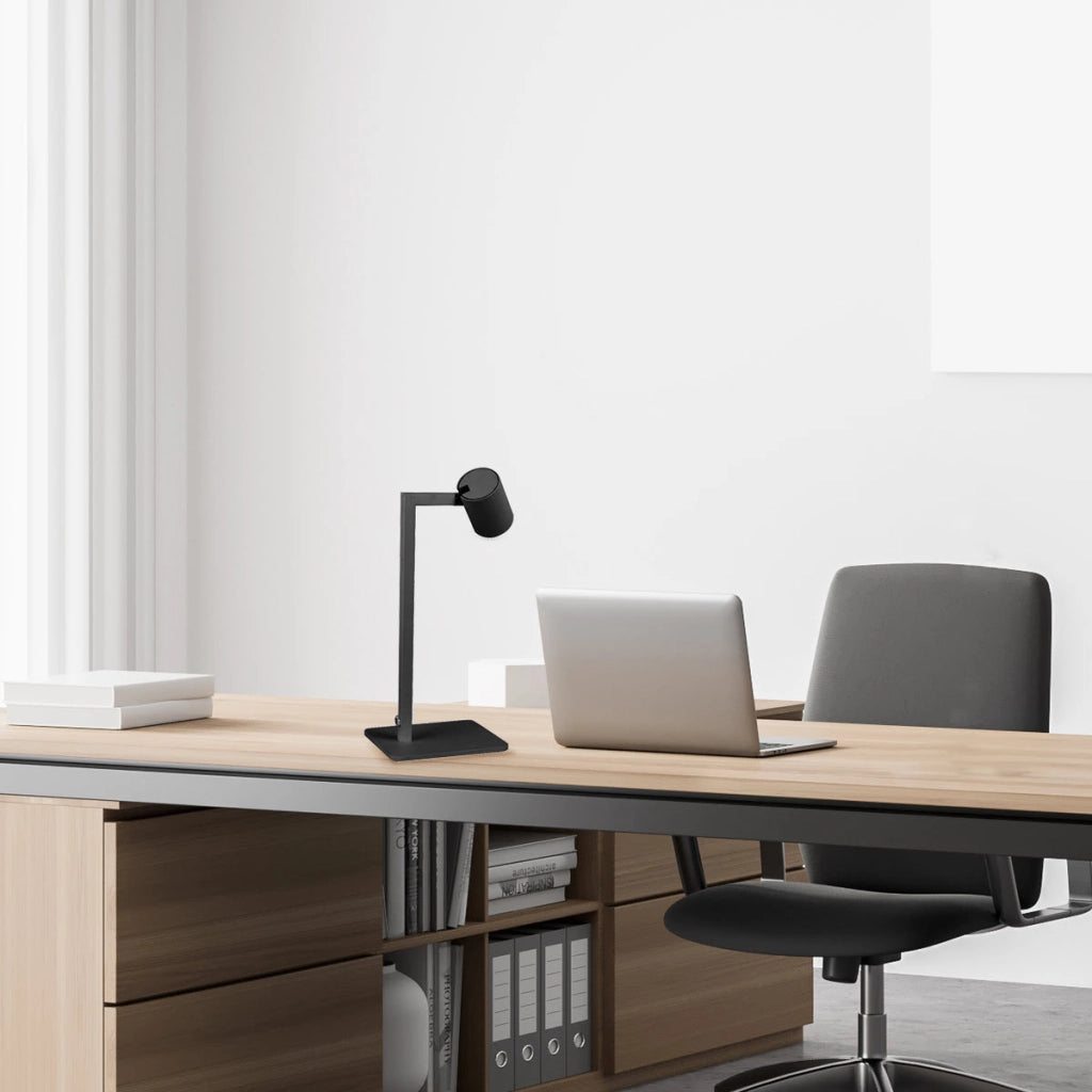 Lampada da scrivania Snow nera GU10 Light Prestige