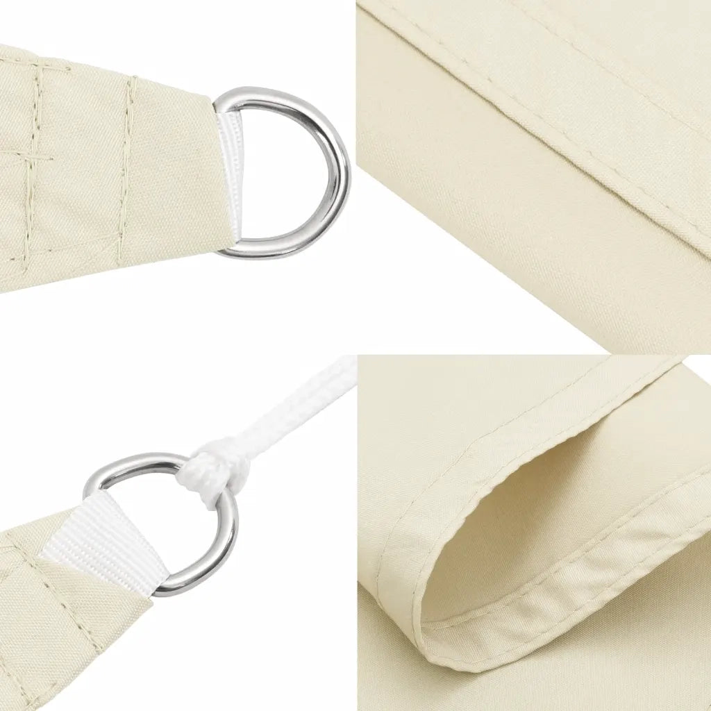 Vela Parasole | Telo Ombra | Vela da ombra in Tela Oxford Quadrata 2,5x2,5 m Crema