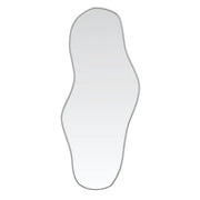 Specchio da Parete | Specchio decorativo Argento 80x35 cm