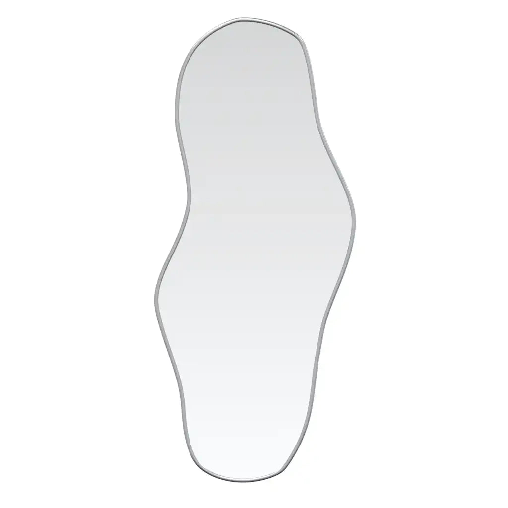 Specchio da Parete | Specchio decorativo Argento 80x35 cm