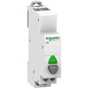 PULSANTE IPB 1NA 20A 250VCA GRIGIO E SPIA VERDE 12÷48VCA/CC