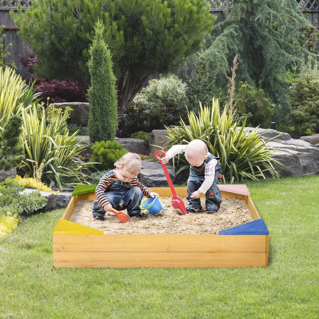 Sabbiera Legno per Bambini ¨C Minimal ¨C 109x109x20 cm