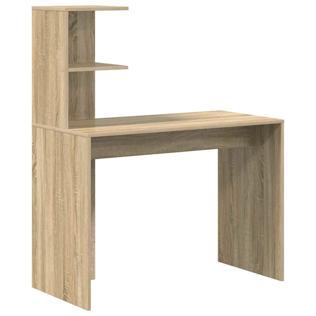 Scrivania | Tavolo da Ufficio rovere sonoma 102 x 50 x 124 cm Legno multistrato