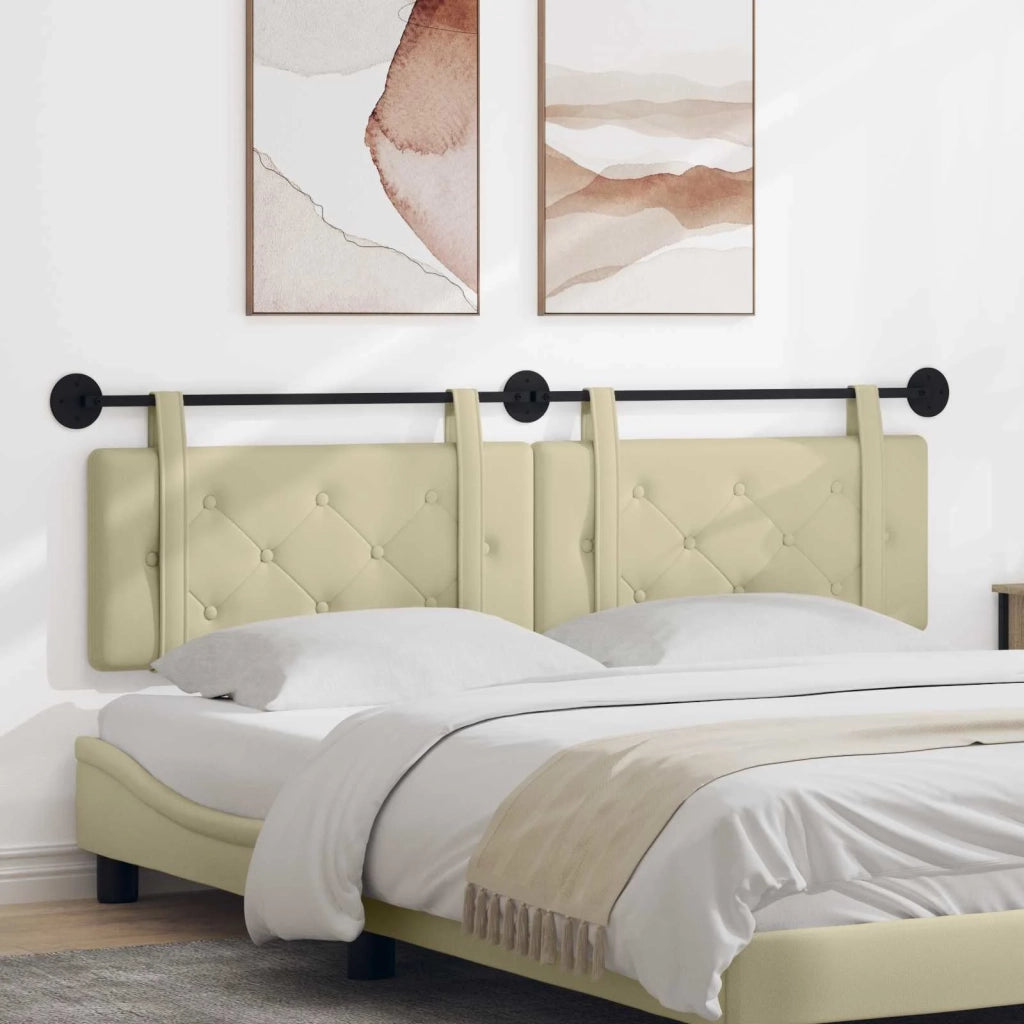 Testiera | Testata sospesa Crema Similpelle