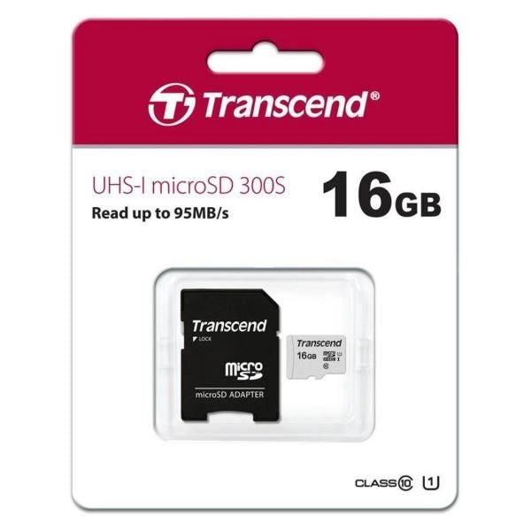16gb uhs-i u1 microsd with adapter - TS16GUSD300S-A