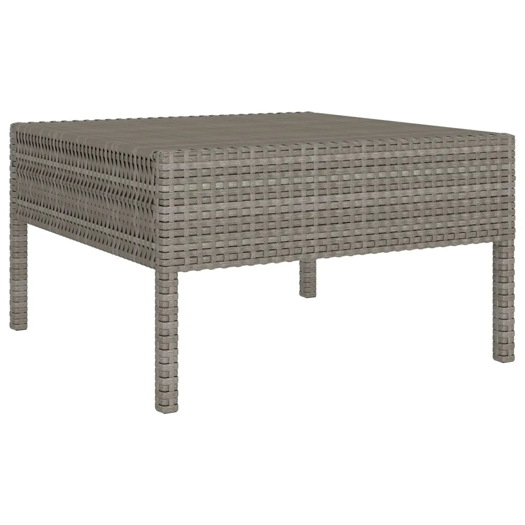Set Divani da Giardino 2 pz con Cuscini in Polyrattan Grigio 310200