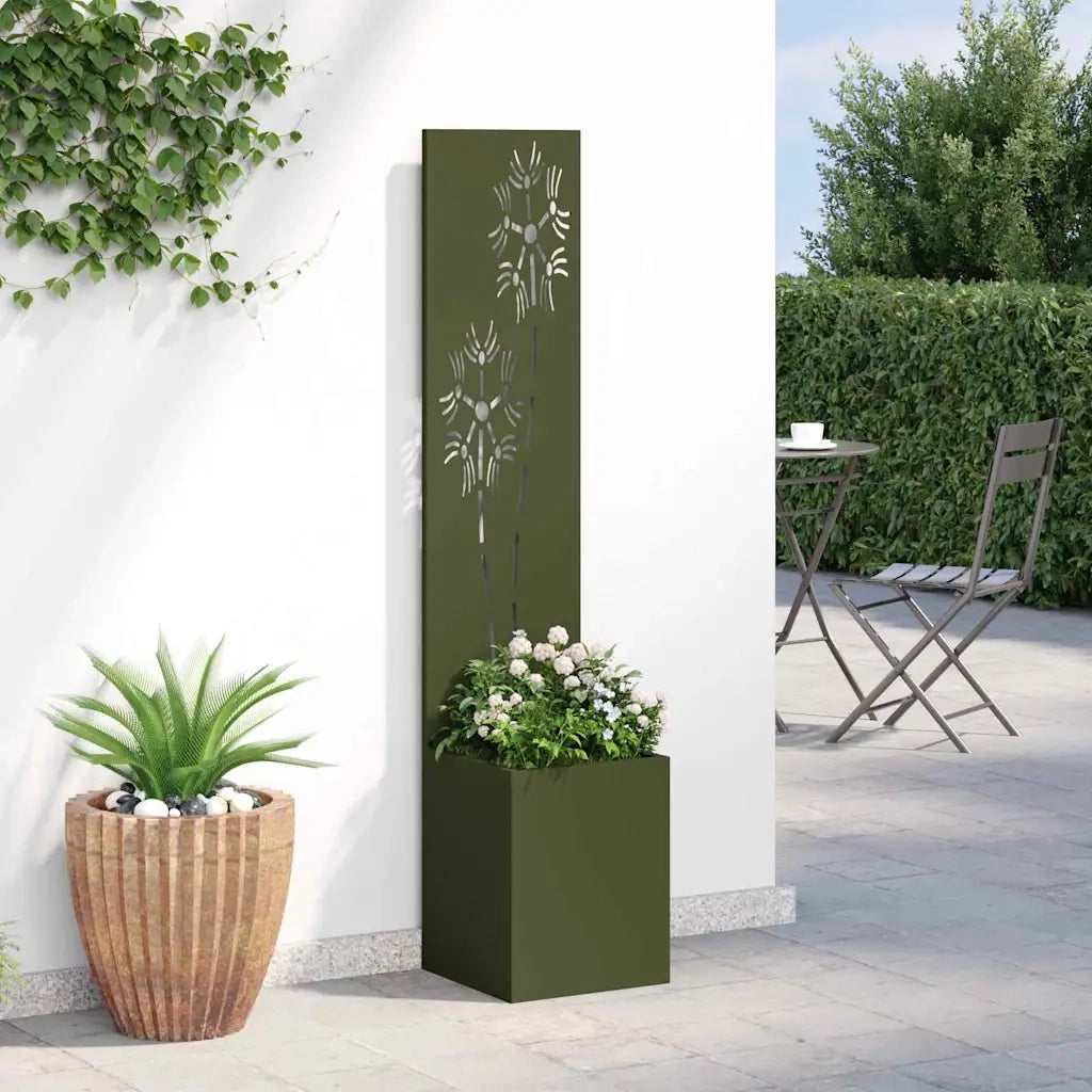 Schermo per privacy in giardino Oliver verde 32 x 150 cm 876367