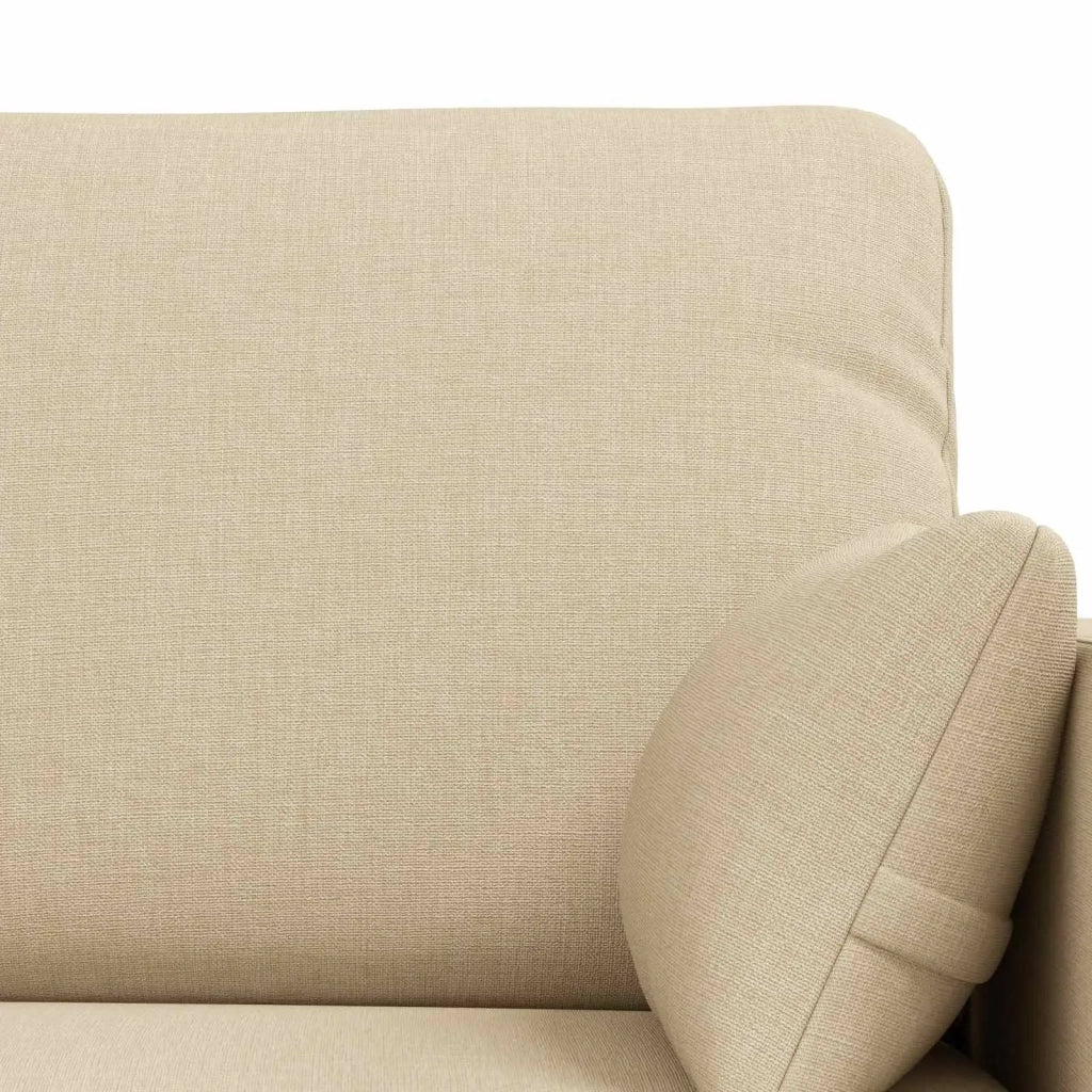 Set di divani 2 pcs Crema 158 x 78 x 80 cm Tessuto 3407542