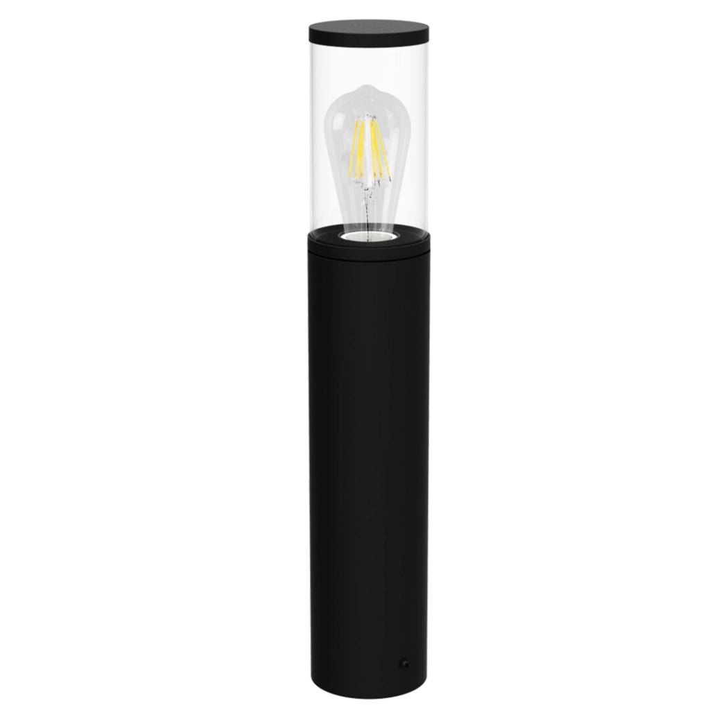 Lampada da giardino Wellington E27 nera opaca IP44