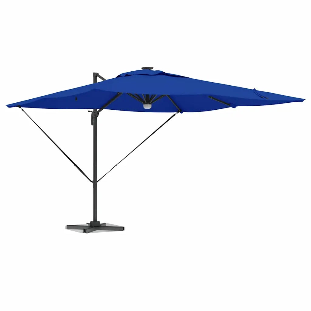 Ombrello | Parasol Roma Blu 286 x 284 x 270 cm Alluminio e Poliestere