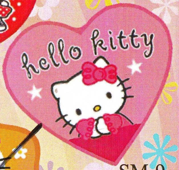 Tappeto camera hello kitty 86x94cm cuore