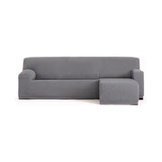 Copridivano Troya elastico penisola destra grigio bracciolo corto 250/310