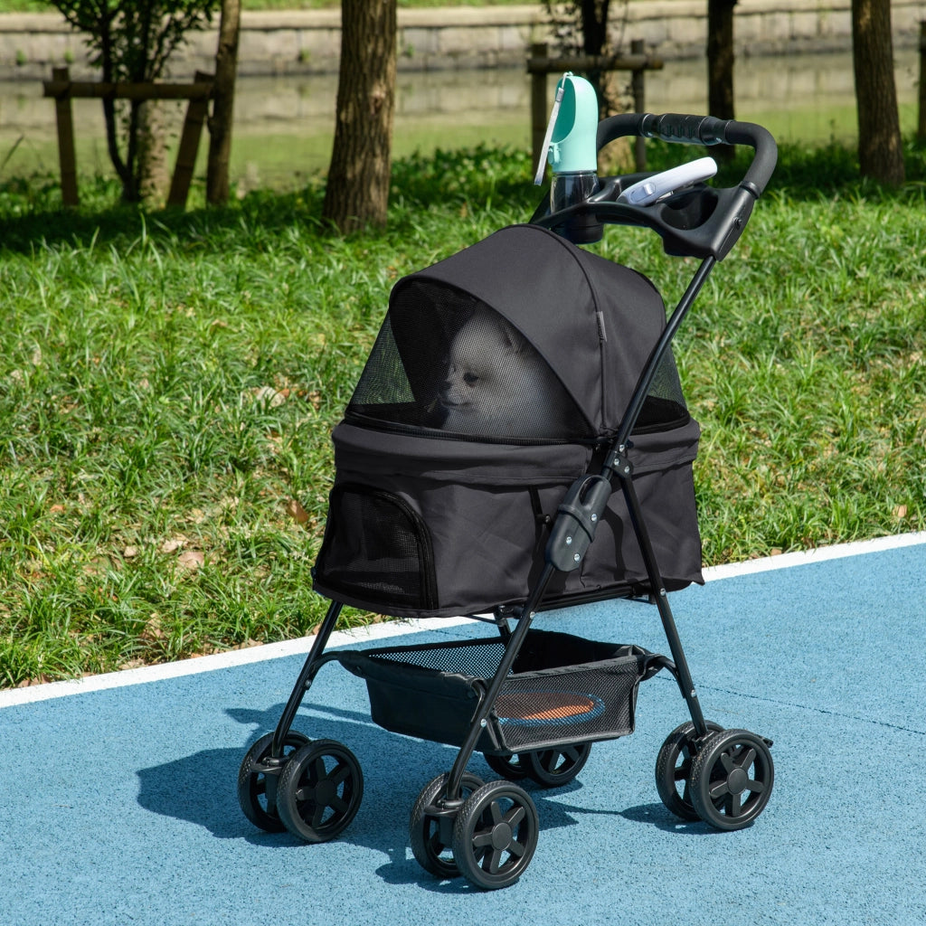 Trasportino Cane Pieghevole ¨C Minimal ¨C Nero