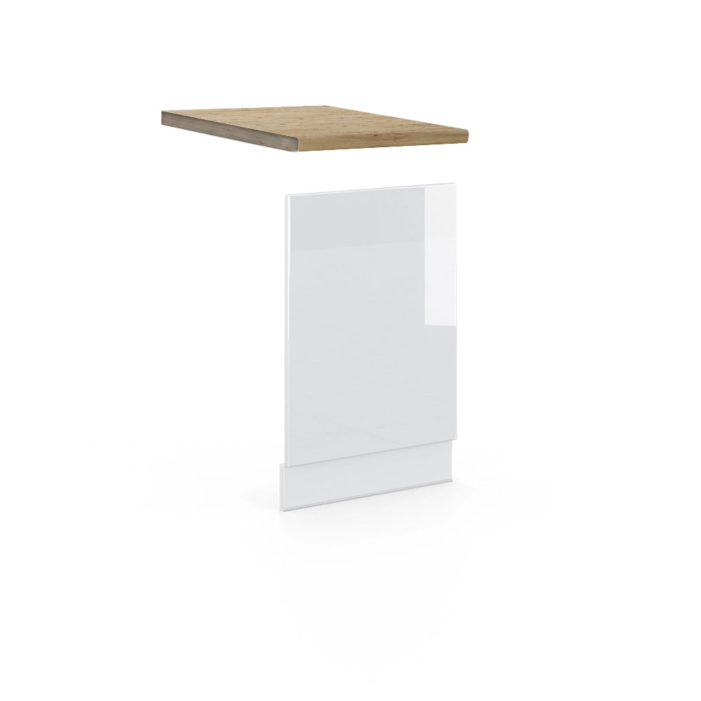 Pannello frontale Fame-Line Bianco lucido/Bianco 45 cm, PL Rovere Vicco