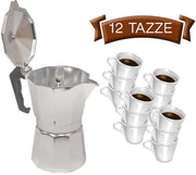 MAURY'S CAFFETTIERA MICA LA MOKA 12 TAZZE