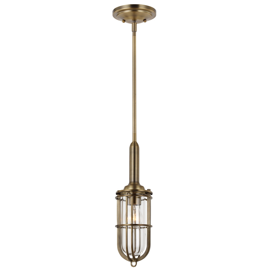 Lampada a sospensione Urban Restoration ottone Ø14 E27 Quintiesse