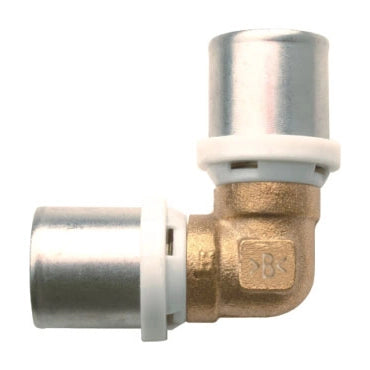 RACCORDO CURVO DOPPIO IBP A PRESSARE PER MULTISTRATO- Diam. 26- IBP- pezzi 1
